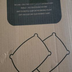 2 Queen Super Plush Gel-fiber Filled Pillows