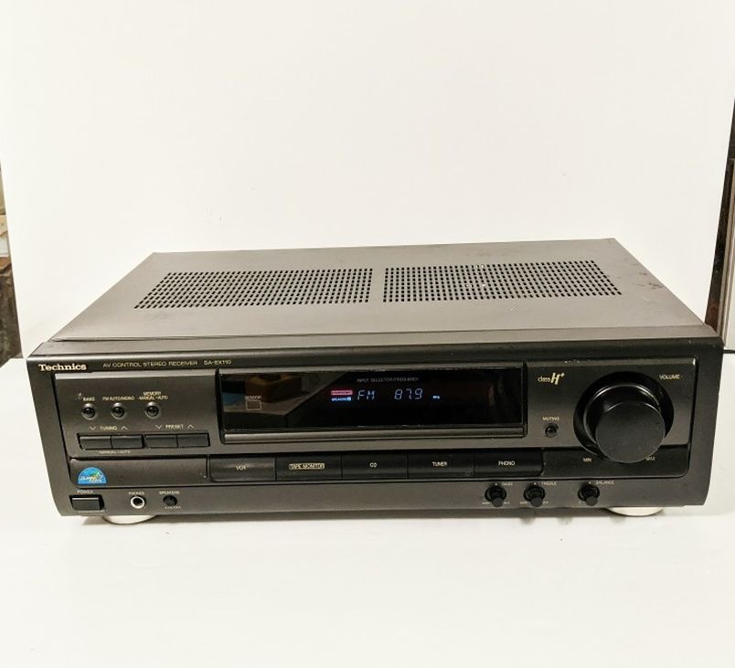 Technics SA-EX110 A/V Stereo Receiver with 200-Watt Amp