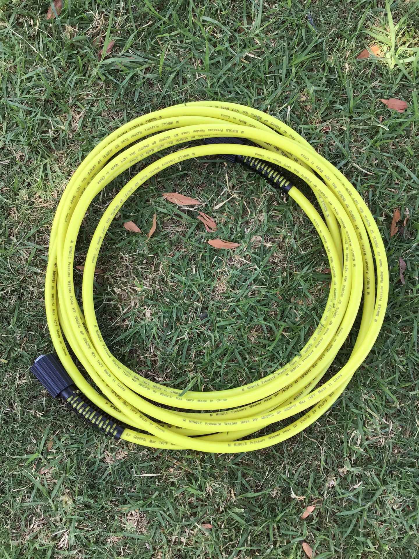 Pressure Washer Hose 25 FT Replacement Ryobi Electric Pressure Washer Hose 3600 PSI Auto Car Wash Detailing Supplies Equipment Home Garden Tools