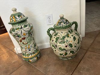 Ceramic vases