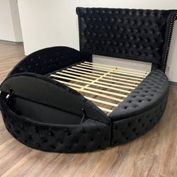 Take Home Pay Later Only $39 Down Payment 🌟 Color Options Queen/King Size Bed Frame With Storage 