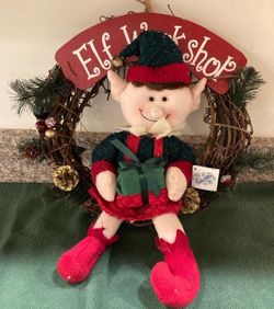 Christmas Elf Wreath NEW