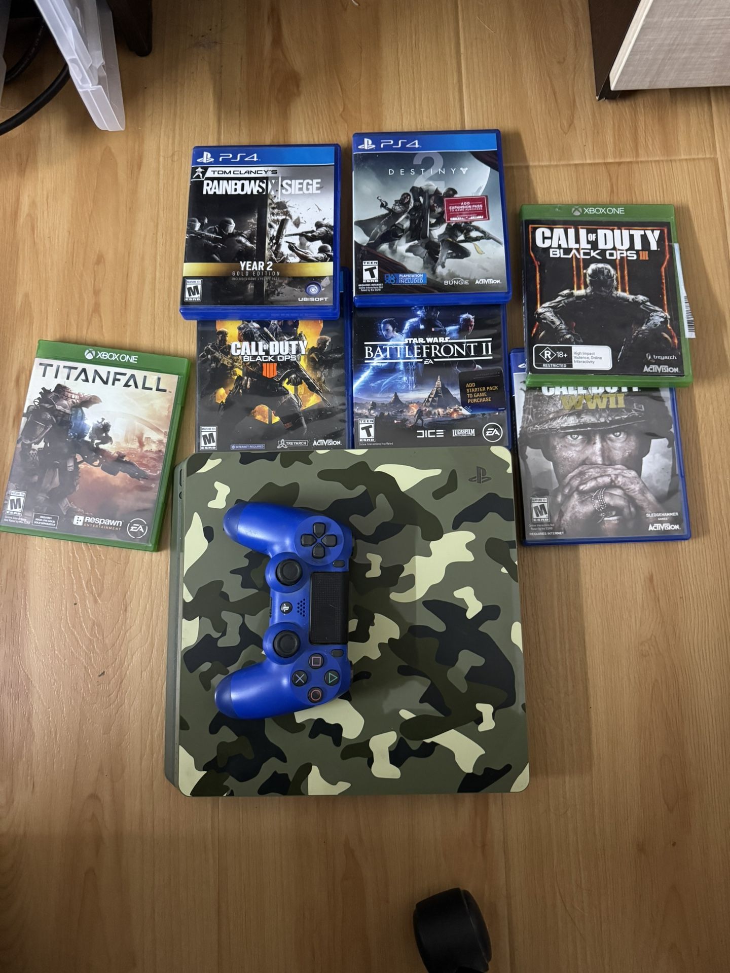 PS4 Slim And Xbox And PS4 Games
