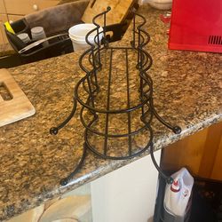 Metal Black Wine Rack