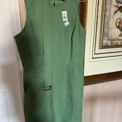 Brand new, Ann Taylor green sleeveless overall