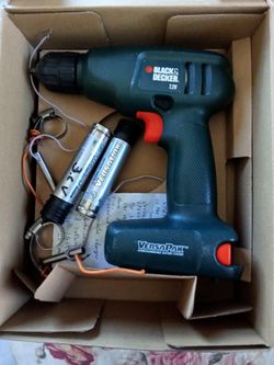 Black & Decker Drill With 2 Rechargeable Batteries And Charging Addaptors