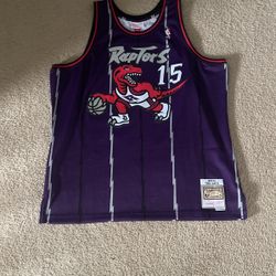 Hardwood Classics Toronto Raptors Vince Carter Jersey (2XL)