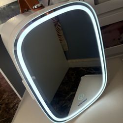 LED Mirror Mini Fridge 