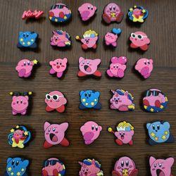 Lot Of 30 Kirby Shoe Charms 