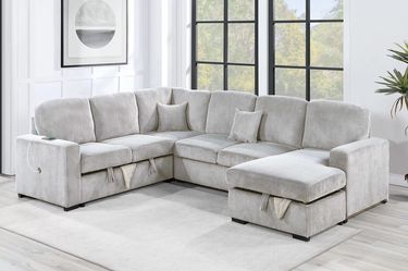 4-Piece Convertible Sectional