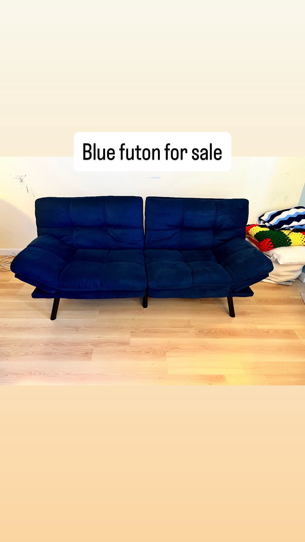 Navy Blue Futon