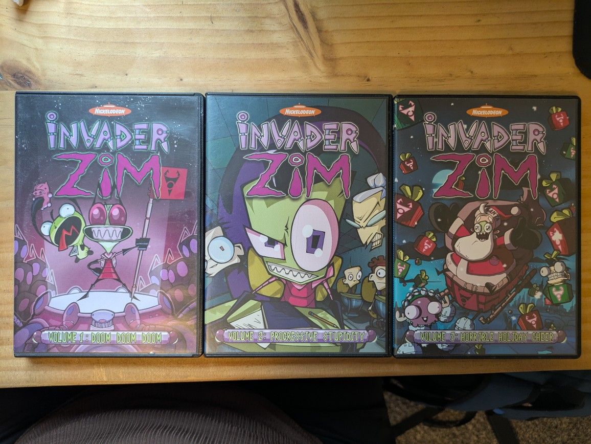 invader ZiM DVDs