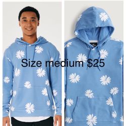 Hollister Floral Pattern Hoodie Medium firm Price for Sale in Los Angeles,  CA - OfferUp