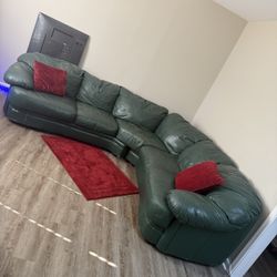Forest Green Sectional
