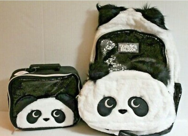 JUSTICE Backpack & lunch Bag