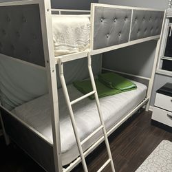 Bank Bed (twin Size Metal Frame)