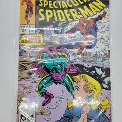 Marvel Comics The Spectacular Spiderman #164 Bugged By The Beetle 1990