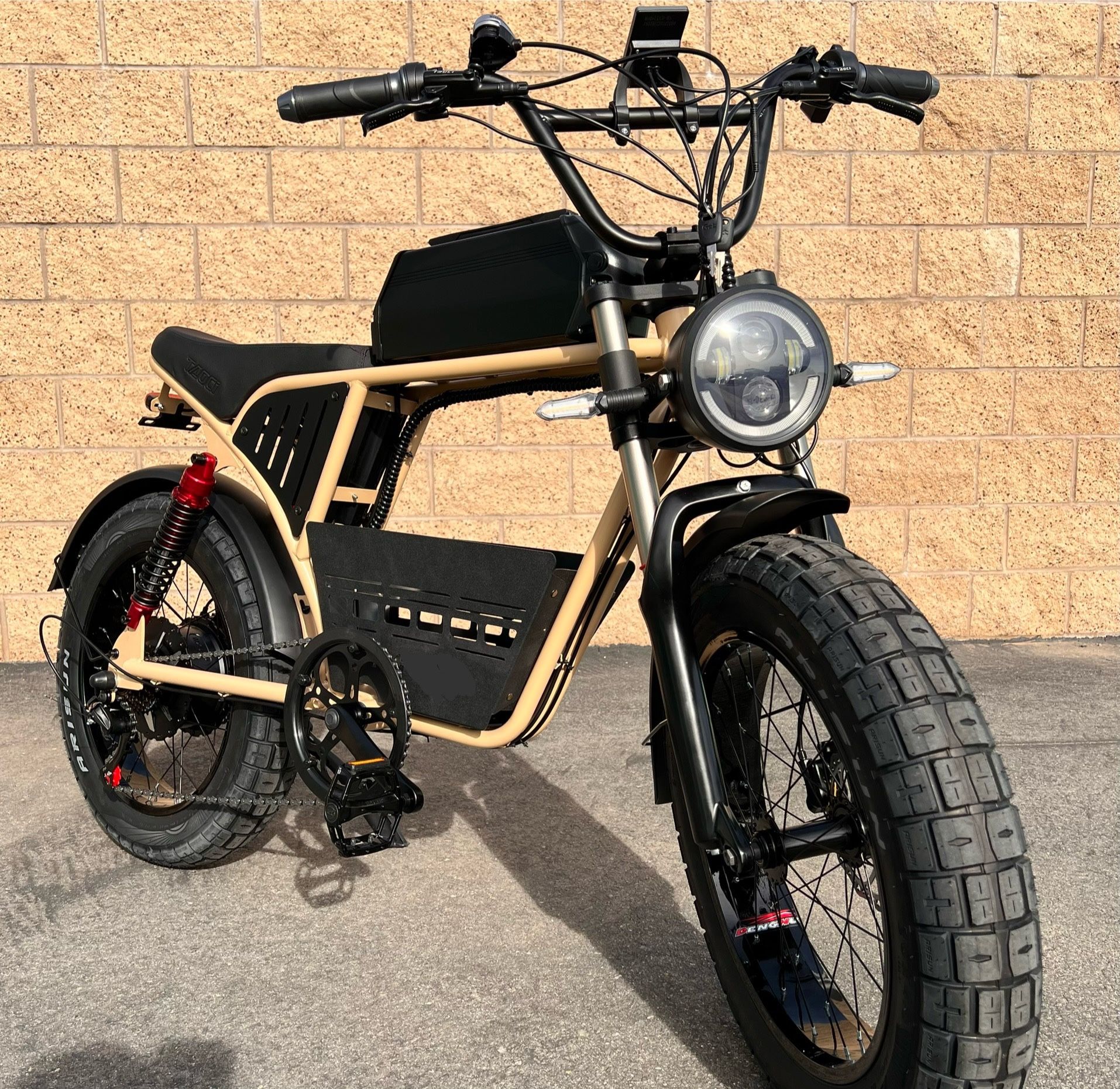 ✅BRAND NEW-2000W Peak Watt Electric Ebike🚀35-39mph, Fat Tire, Includes Center Basket, 18ah Battery Incl (Blue Or Sand)
