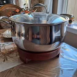 CASEROLA HONDA DE 10.5 QT DE ACERO INOXIDABLE TRI PLY PRINCESS HOUSE 🌻🫒