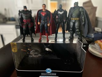 dc mcfarlane batman and superman action figures