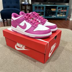 NIKE DUNK LOW FUSCHIA PINK , NEW