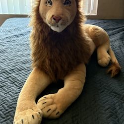 Realistic Lion Stuffed Animal