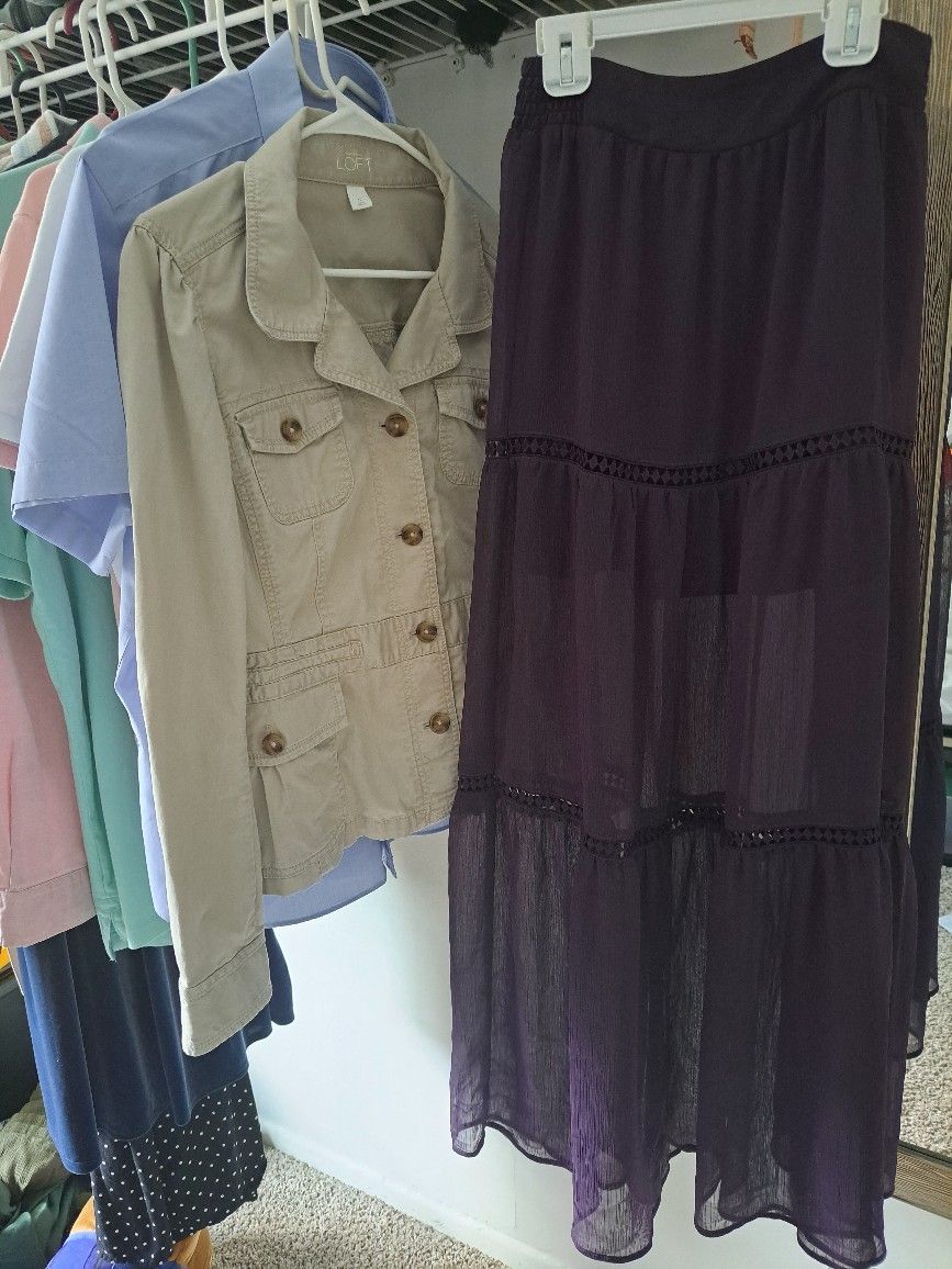 EXPRESS SKIRTS PURPLE XS