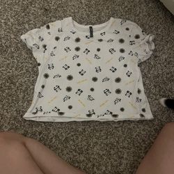 Cute White Panda Shirt 