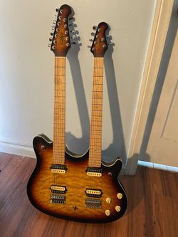 OLP Double Neck Guitar Authentic 2 neck exclusive