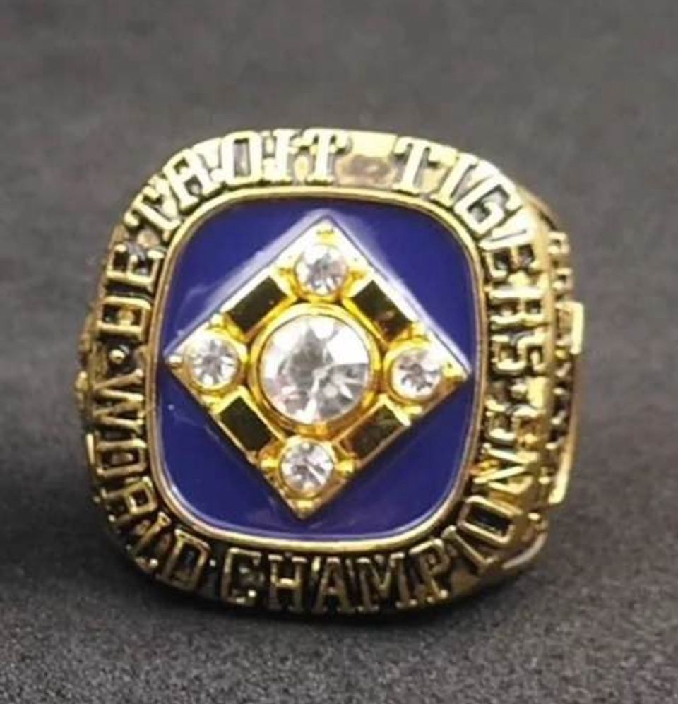 Detroit Tigers 1984 World Champions Alan Trammell Ring size 11