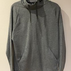 Men’s Nike Gray Turtleneck Hoodie Sweatshirt