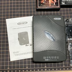 Jensen Cassette Player & Vintage Tapes