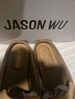 Jason Wu Suede Slide Sandals