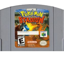 Pokémon Stadium Game Nintendo 64