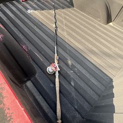 Vintage Penn Jigmaster No. 500 Fishing Reel With Fishing Rod