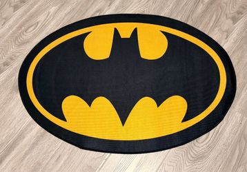BRAND NEW Batman 1989 Logo Floor Mat Rug  Size: 23 x 34 Made by LA Hype Non-Slip Backing No returns or refunds Thanks for looking!