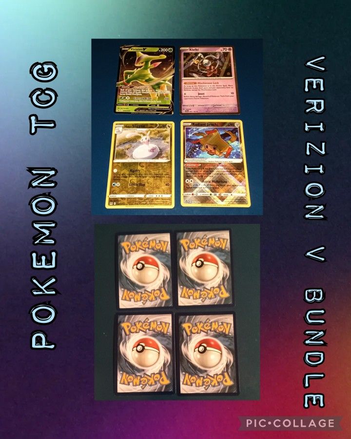 Pokemon TCG: Virizion V Bundle Set