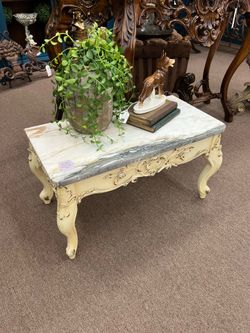 Antique French Marble Top Low Riser