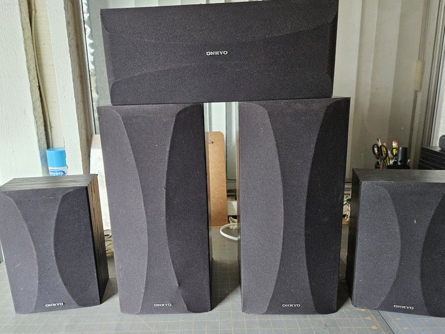 Onkyo 100 Watts each 8 Ohm Speakers