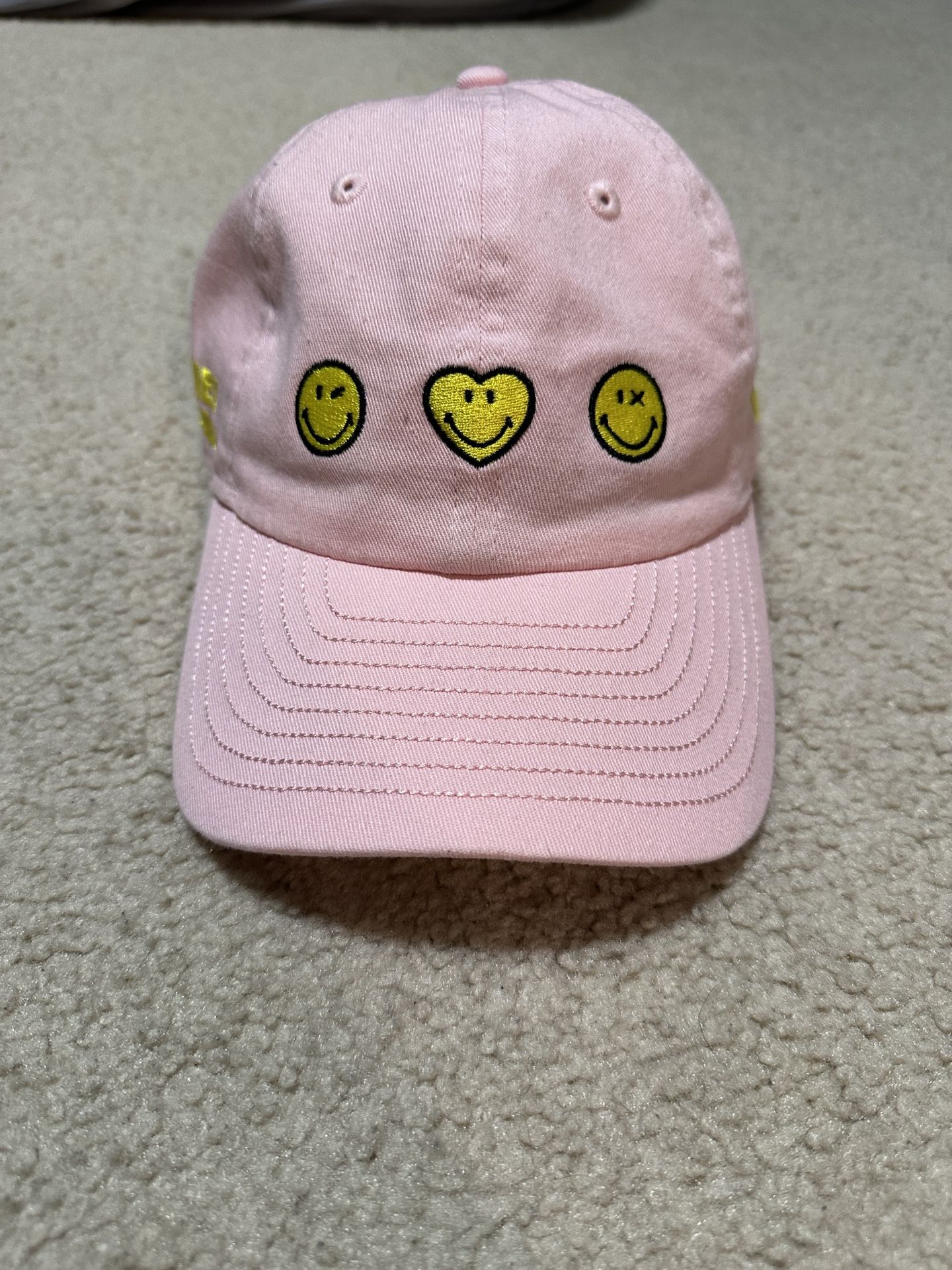 Smiley World x New Era Pink Strap back  Hat O/S