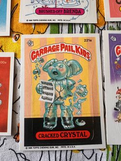 1986 U.S. garbage pail kids vintage