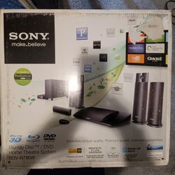 









More
Sony Blu-Ray Disc/DVD Complete Home Theatre System BDV-N790W -
