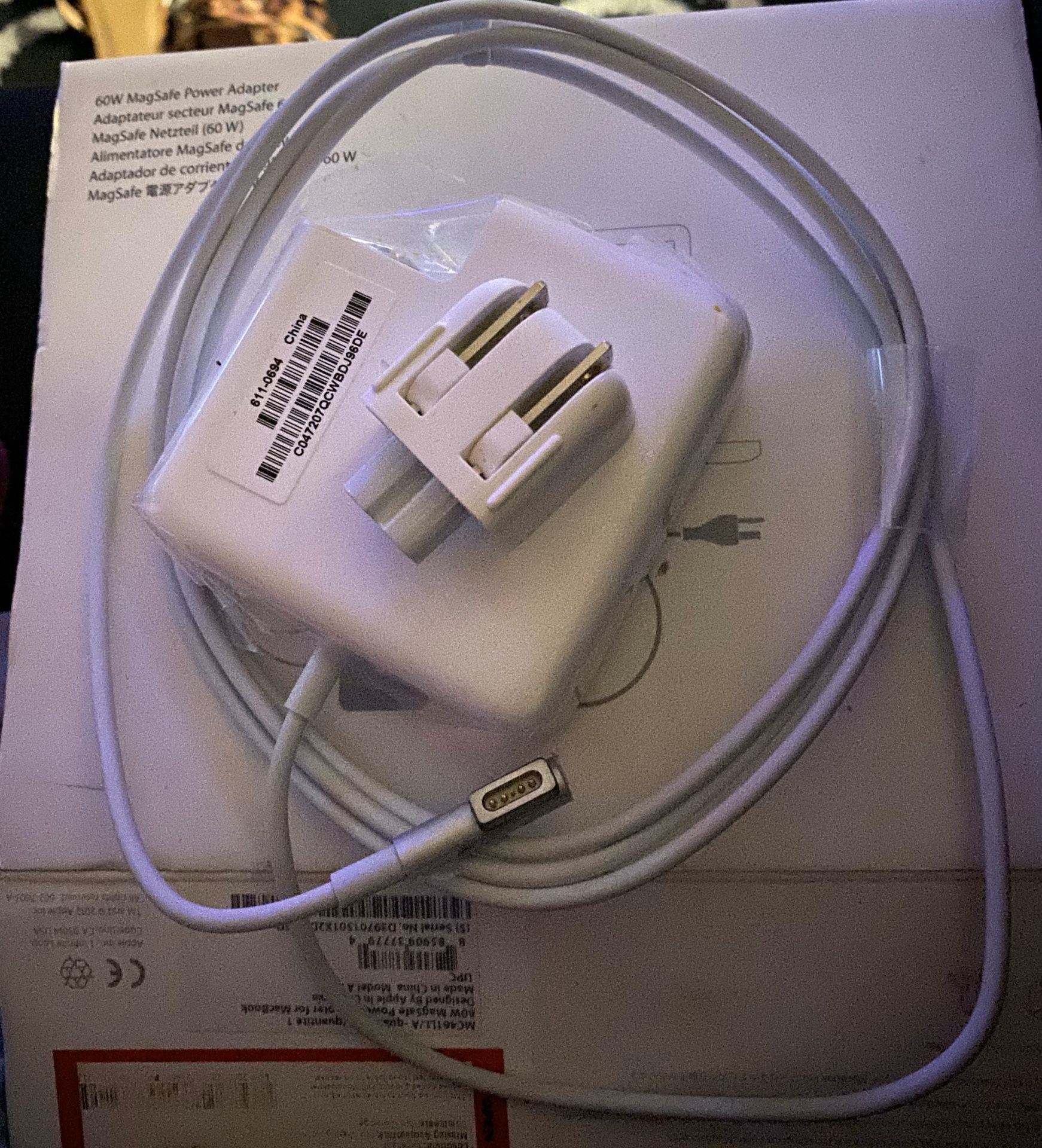 60W Magsafe Power Adapter MacBook Pro charger