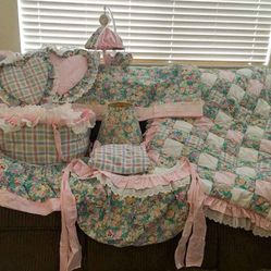 Custom Made Crib Bedding