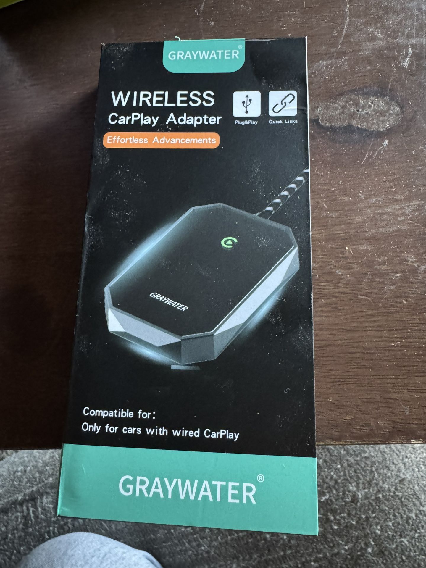 GRAYWATER WIRELESS CARPLAY ADAPTER