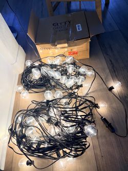 200 FT Outdoor String Lights, Waterproof Patio LED