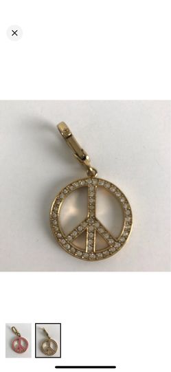 Juicy Couture Pink Rhinestone Bracelet Charm