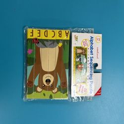 Two Wood Alphabet ABC Puzzles