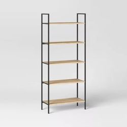 This 72-Inch 5-Shelf Loring Ladder Bookshelf