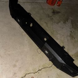 11-14 GMC Sierra Rear Bumper Steel